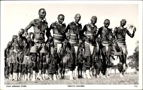 Ak Tanzende Afrikaner, Afrikanische Volkstracht