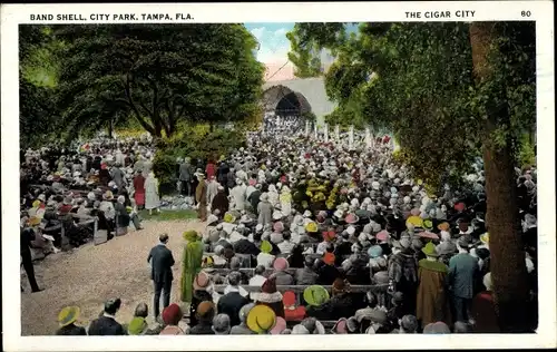 Ak Tampa Florida USA, Band Shell, City Park