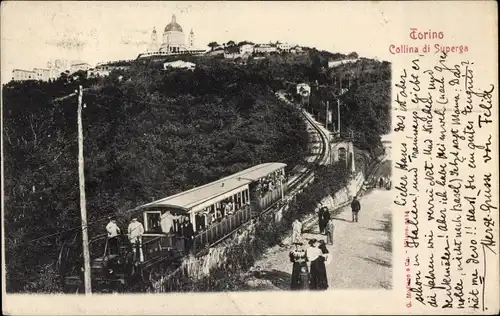 Ak Torino Turin Piemonte, Collina di Superga