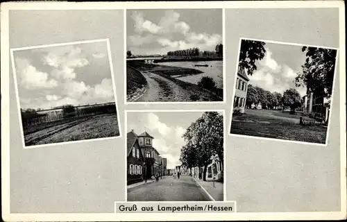 Ak Lampertheim am Rhein Hessen, Detailansichten