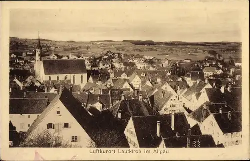 Ak Leutkirch im Allgäu Württemberg, Ortsübersicht