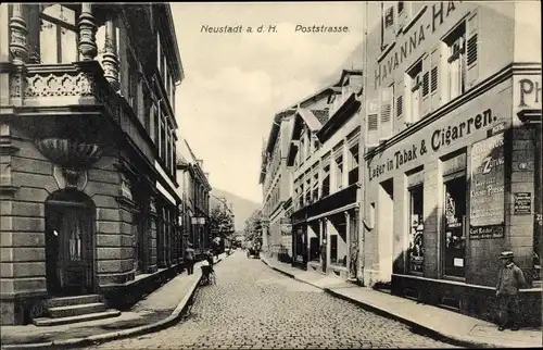 Ak Neustadt an der Weinstraße, Tabakladen in der Poststraße