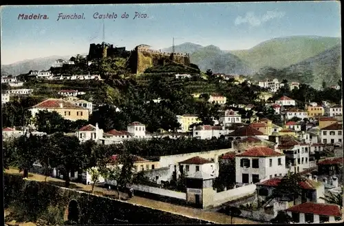 Ak Funchal Insel Madeira Portugal, Castelo do Pico