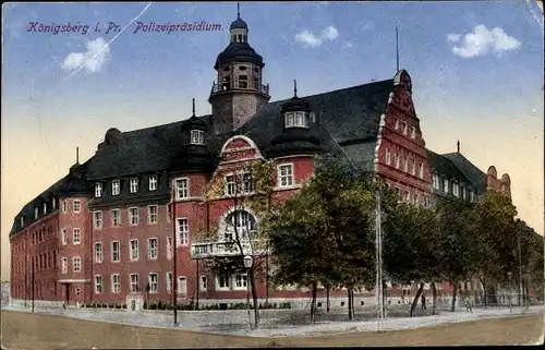 Ak Kaliningrad Königsberg Ostpreußen, Polizeipräsidium