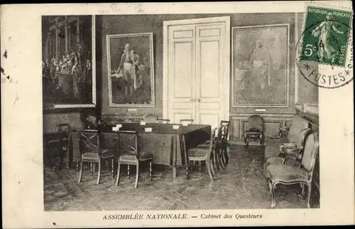 Ak Paris VII, Assemblee Nationale, Cabinet des Questeurs
