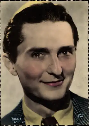 Ak Schauspieler Roger Treville, Portrait
