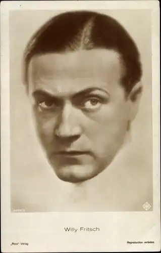 Ak Schauspieler Willy Fritsch, Portrait