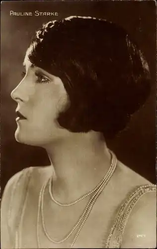 Ak Schauspielerin Pauline Starke, Portrait