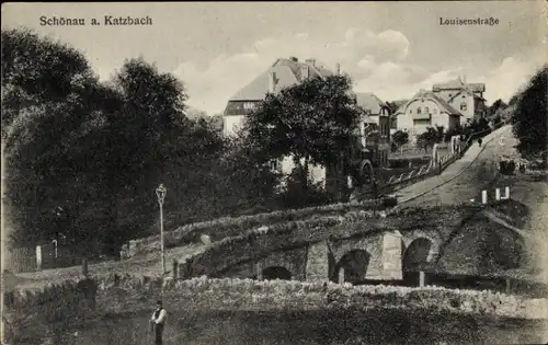 Ak Świerzawa Schönau an der Katzbach Schlesien Polen, Louisenstraße