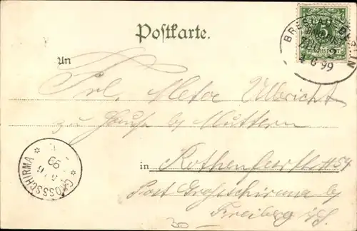 Ak Włodarz Wolfsberg Schlesien, Wolfsbaude