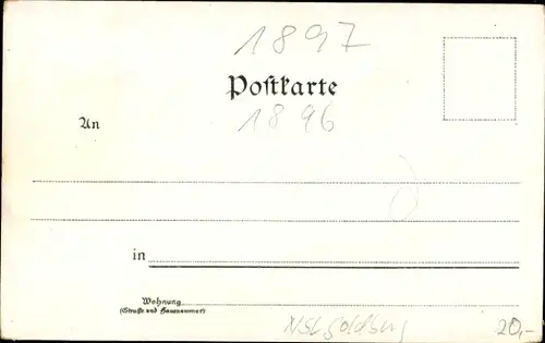 Litho Złotoryja Goldberg Schlesien, Markt, Totalansicht