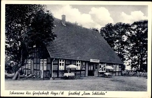 Ak Schwarme in Niedersachsen, Gasthof Zum Schlichte