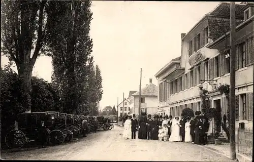 Ak Herrliberg am Zürichsee Kanton Zürich, Hotel Raben