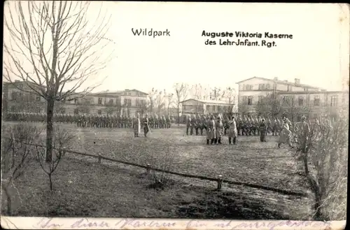 Ak Wildpark Potsdam, Auguste Viktoria Kaserne, Lehr-Infanterie-Regiment