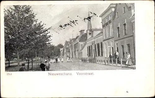 Ak Nieuweschans Nieuwe Schans Groningen Niederlande, Voorstraat