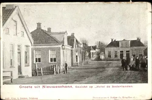 Ak Nieuweschans Nieuwe Schans Groningen Niederlande, Hotel de Nederlanden