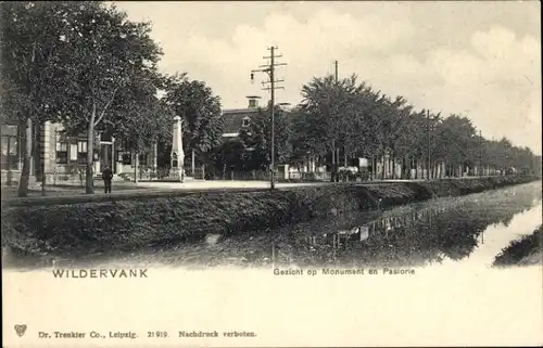 Ak Wildervank Groningen Niederlande, Monument, Pastorat