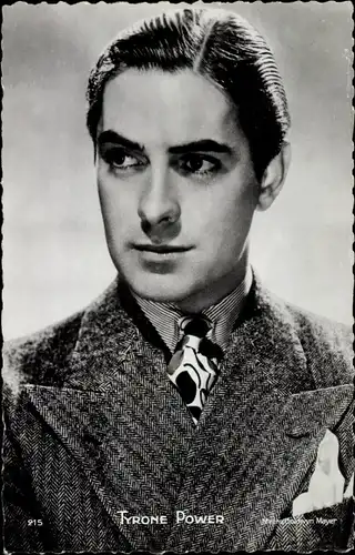 Ak Schauspieler Tyrone Power, Portrait