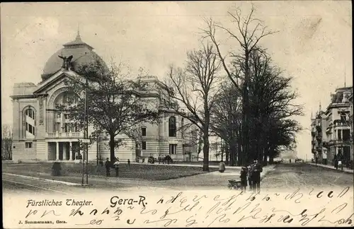 Ak Gera in Thüringen, Fürstliches Theater