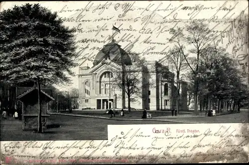 Ak Gera in Thüringen, Fürstliches Theater