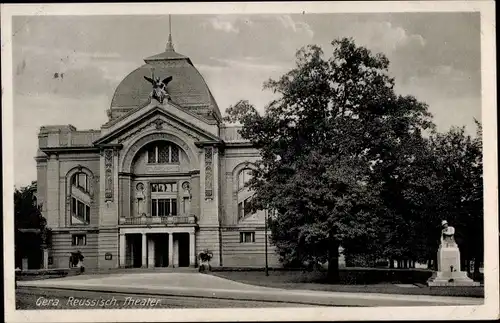 Ak Gera in Thüringen, Reußisches Theater