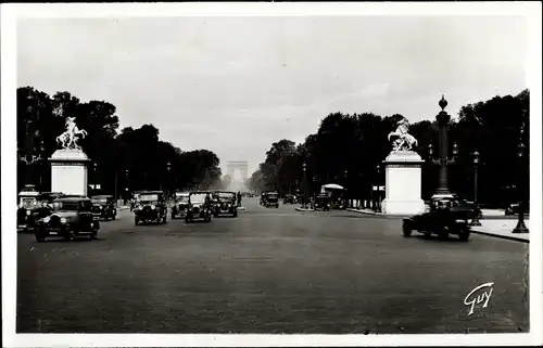 Ak Paris VIIIe Élysée, Avenue des Champs Elysees