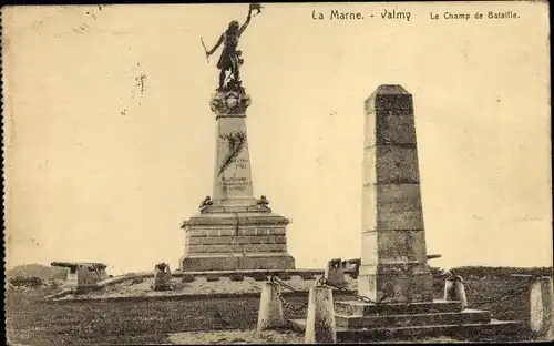 Ak Valmy-Marne, Das Schlachtfeld