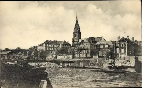 Ak Charleville Marne, Blick auf die Stadt