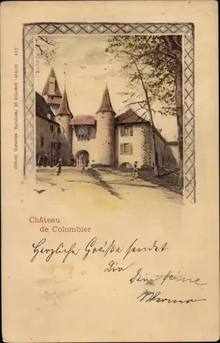 Ak Colombier Fontaine Doubs, Schloss