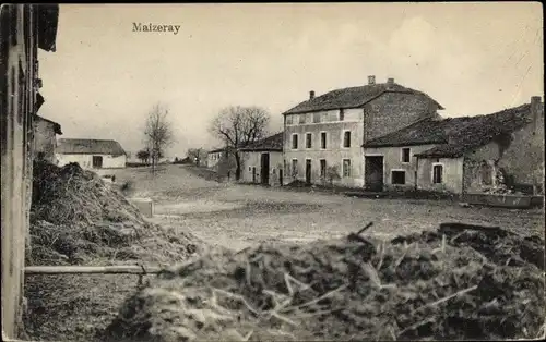 Ak Maizeray Meuse, Straßenpartie