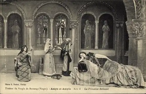 Ak Bussang Vosges, Theater du Peuple, Amys und Amyle, Prinzessin Belizant