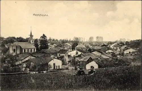Ak Montcheutin Ardennes, Gesamtansicht