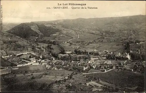 Ak Saint Céré Lot, Bezirk Visitation