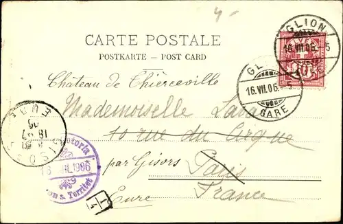 Ak Meillerie Haute Savoie, Genfersee