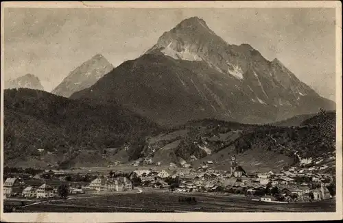 Ak Mittenwald in Oberbayern, Wetterstein, Öfelekopf