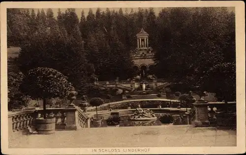 Ak Linderhof Ettal Oberbayern, Schloss Linderhof