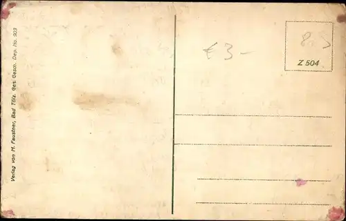 Ak Bad Tölz Oberbayern, Isartal mit Geierstein