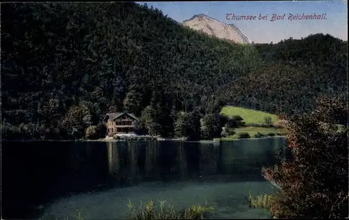 Ak Thumsee Karlstein Bad Reichenhall Oberbayern, Gebäude, Panorama