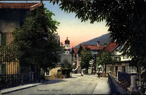 Ak Tegernsee, Hauptstraße