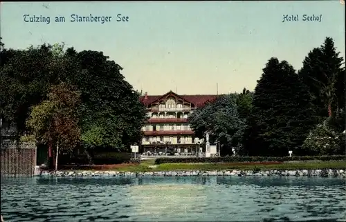 Ak Tutzing am Starnberger See Oberbayern, Hotel Seehof