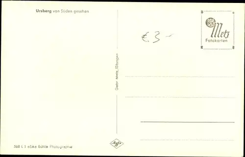 Ak Ursberg in Schwaben, Totalansicht