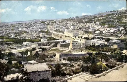 Ak Nazaret Nazareth Israel, Gesamtansicht