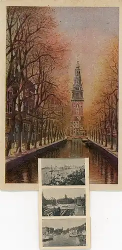 Leporello Künstler Ak Boordt, M. v., Amsterdam Nordholland Niederlande, Groenburgwal