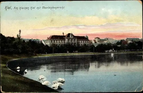 Ak Kiel Schleswig Holstein, kleiner Kiel, Oberlandesgericht