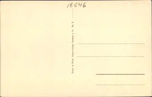 Ak Stubbenkammer Sassnitz auf Rügen, Kaiser Wilhelm-Sicht, Küste, Felsen