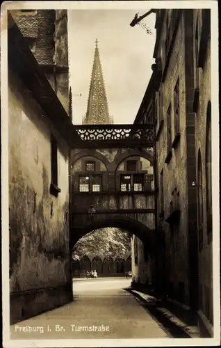 Ak Freiburg im Breisgau, Turmstraße