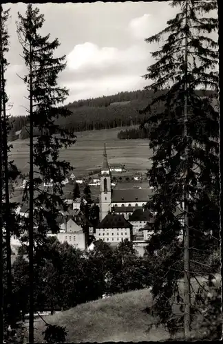 Ak Neustadt im Schwarzwald, Durchblick auf den Ort, Teilansicht