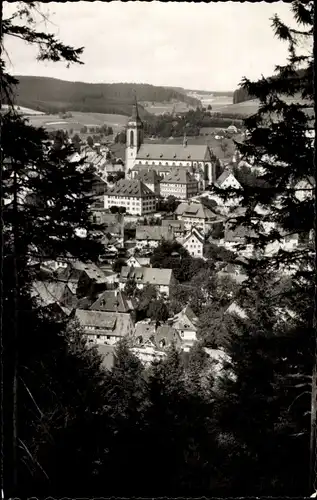 Ak Neustadt im Schwarzwald, Durchblick auf den Ort, Teilansicht