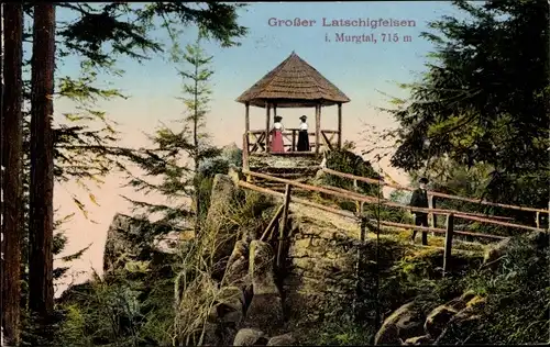Ak Laufenburg am Hochrhein, Großer Latschigfelsen, Murgtal