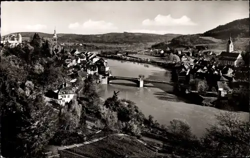 Ak Laufenburg am Hochrhein, Totale